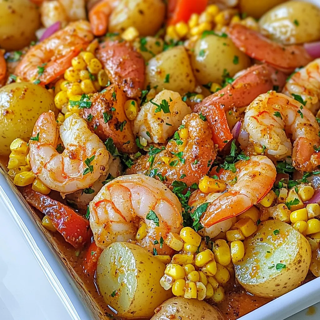Sheet Pan Shrimp Boil Schnelle und Einfache Zubereitung