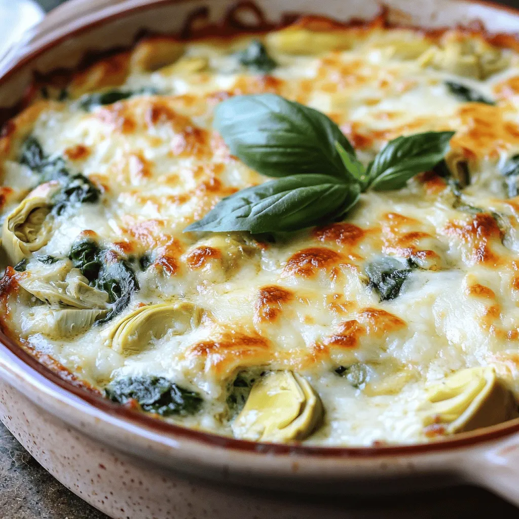 Spinach Artichoke Parmesan Dip Einfache Köstlichkeit
