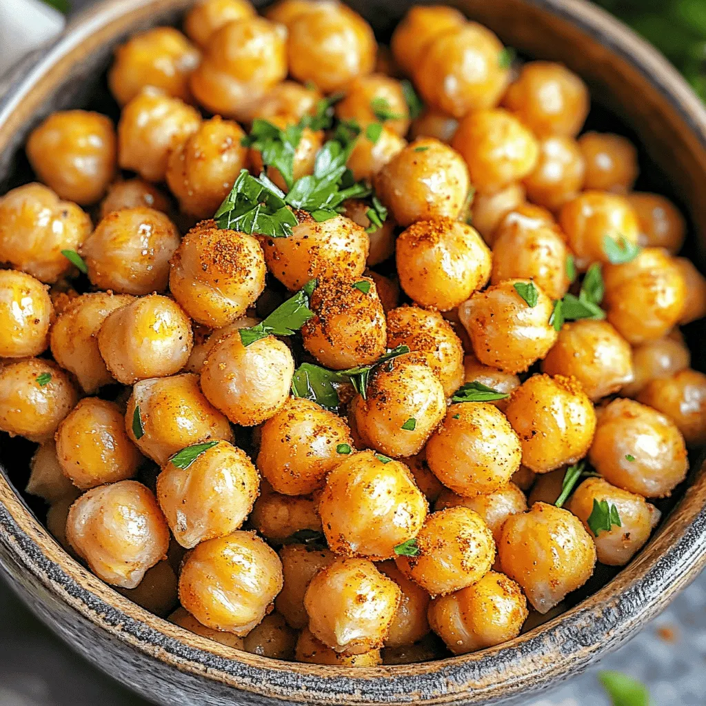 Air Fryer Crispy Chickpeas Kross und Knusprig