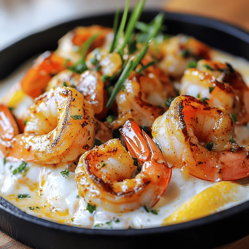 Cajun Shrimp &#038; Salmon mit Knoblauchcreme Genuss