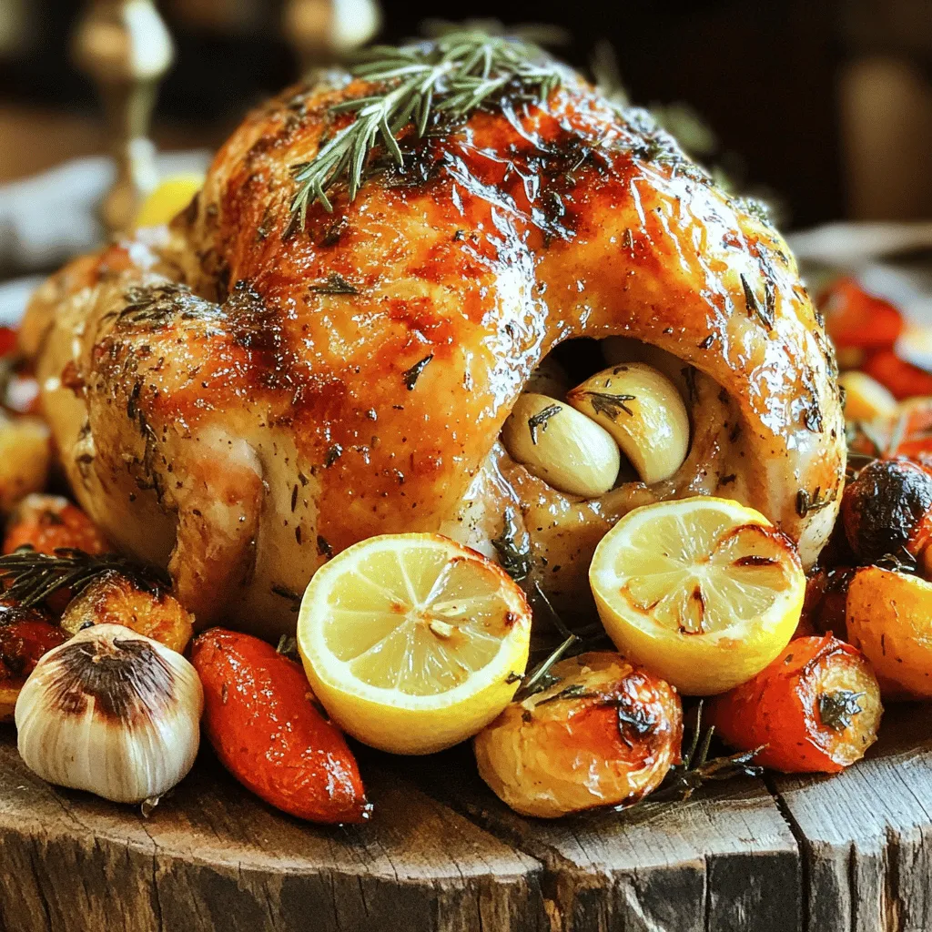 Knoblauch Kräuter Rösthuhn Einfaches Rezept für Genuss