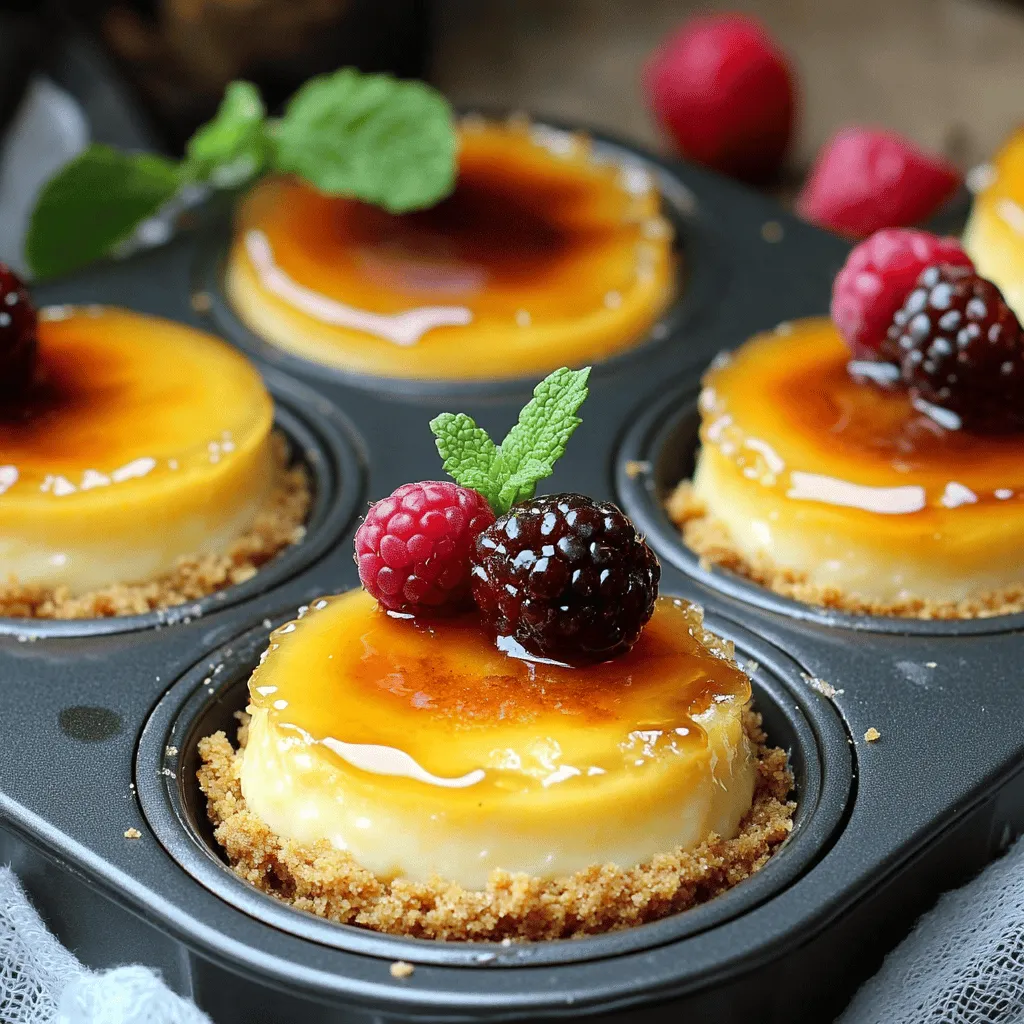 Mini Crème Brûlée Cheesecakes Traumhafte Genussmomente