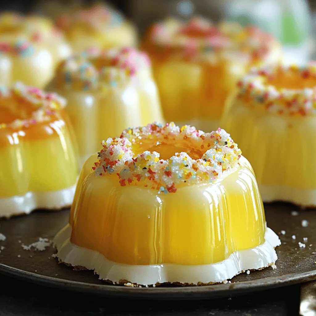 Um einfach Jello-Meringue-Kekse zu machen, brauchst du nur wenige Zutaten. Du benötigst 4 Eiweiße in Zimmertemperatur. Dann nimm eine Tasse Zucker, einen Teelöffel Vanilleextrakt und einen viertel Teelöffel Salz. Der wichtigste Teil ist 1/4 Tasse Jello-Pulver. Du kannst jede Geschmacksrichtung wählen, die dir gefällt.