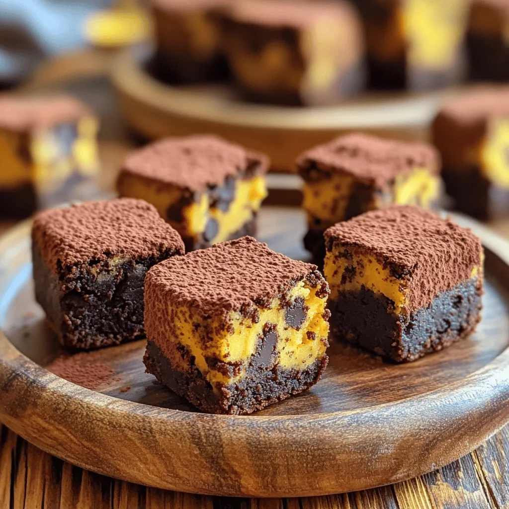 Cottage Cheese Pumpkin Brownie Bites Einfach und Lecker