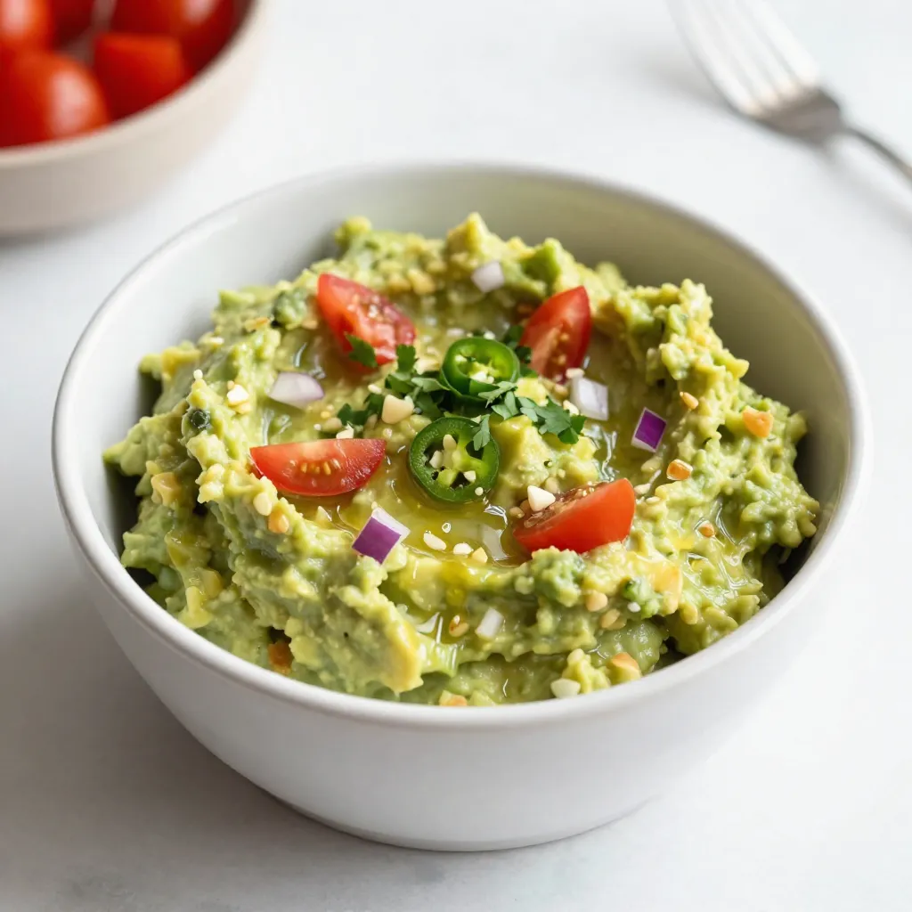Chunky Guacamole Frisch und Einfach Zubereiten
