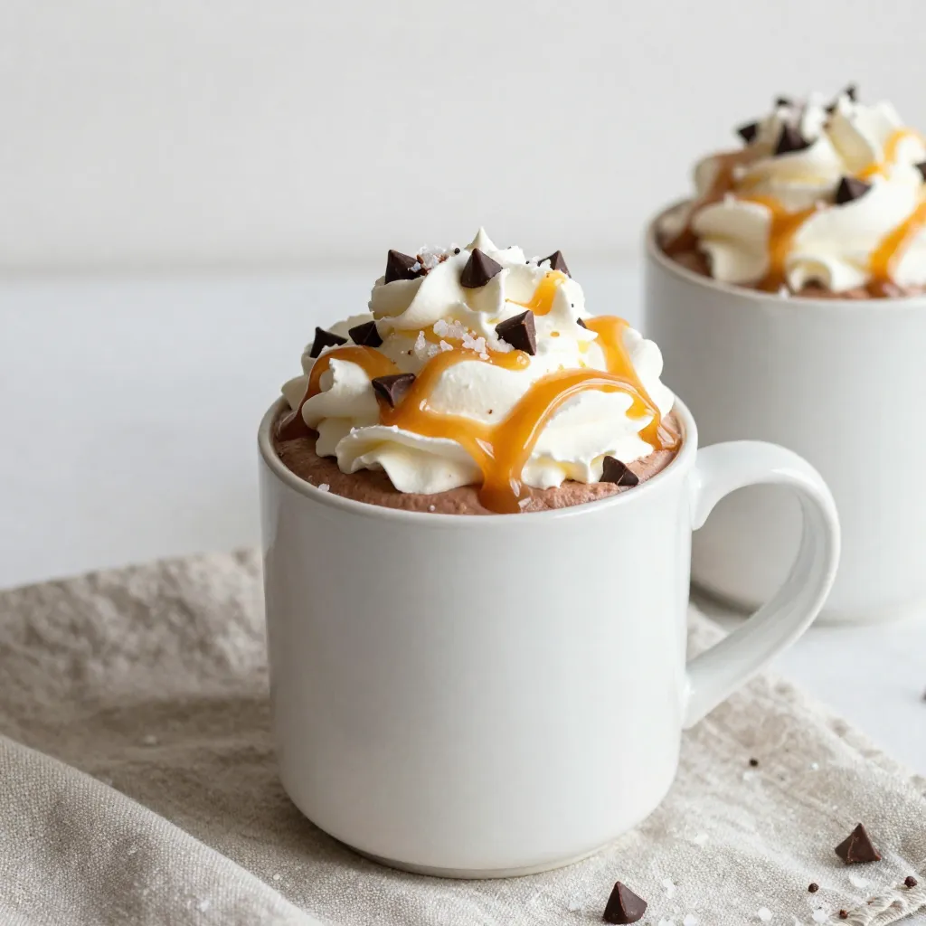 Salted Caramel Hot Chocolate Köstliche Genusszeit