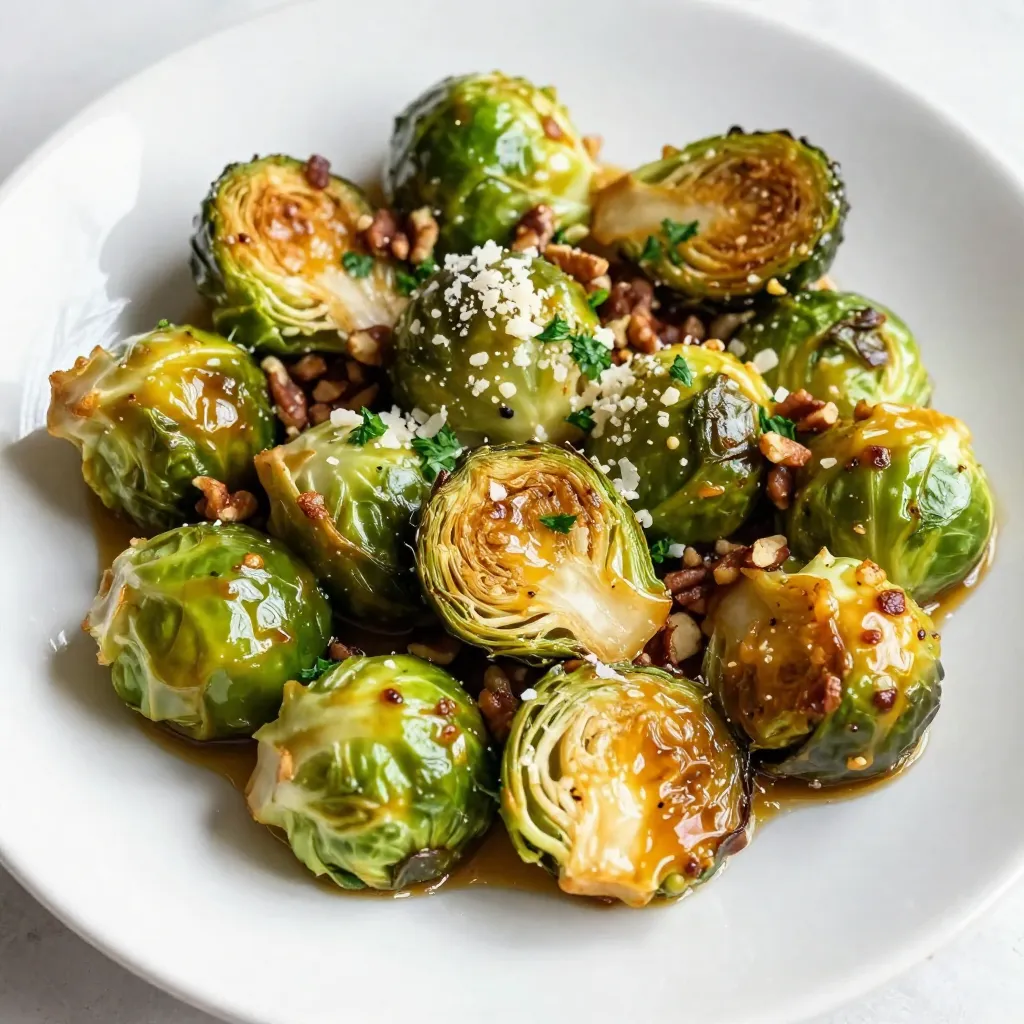 Honig Senf Rosenkohl Köstliche und einfache Beilage