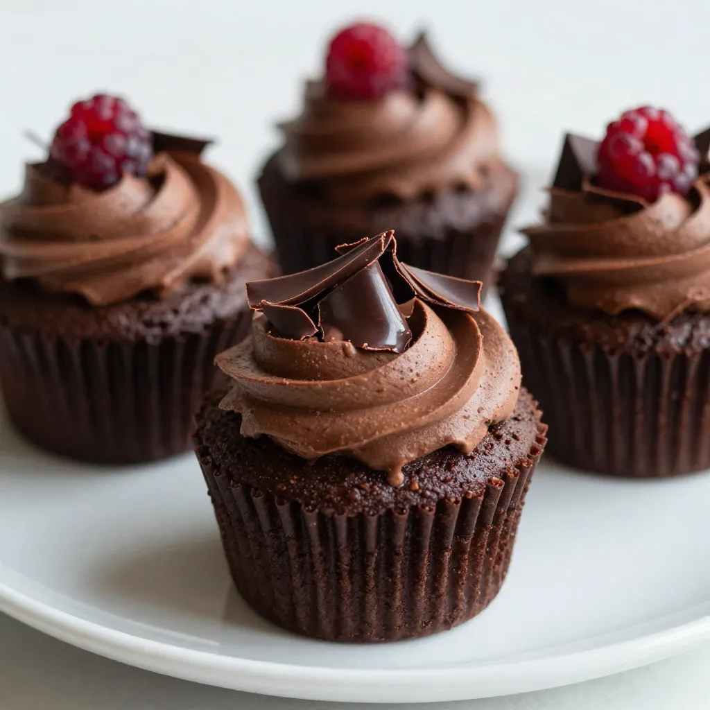 Schokoladenmousse Cupcakes Verführerisches Rezept