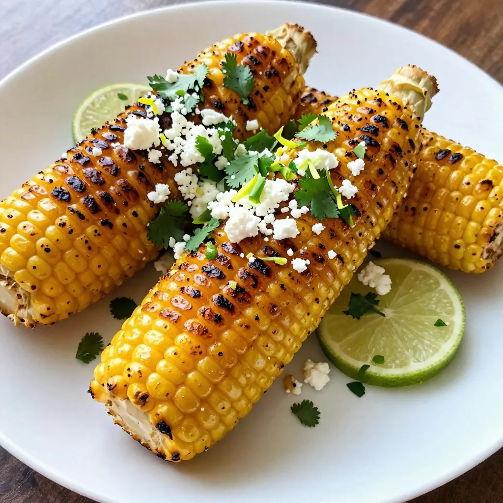 Chili Lime Gegrillter Mais Einfache und Süße Freude