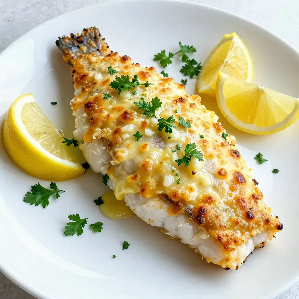 Garlic Butter Parmesan Crusted Tilapia Einfach und Lecker