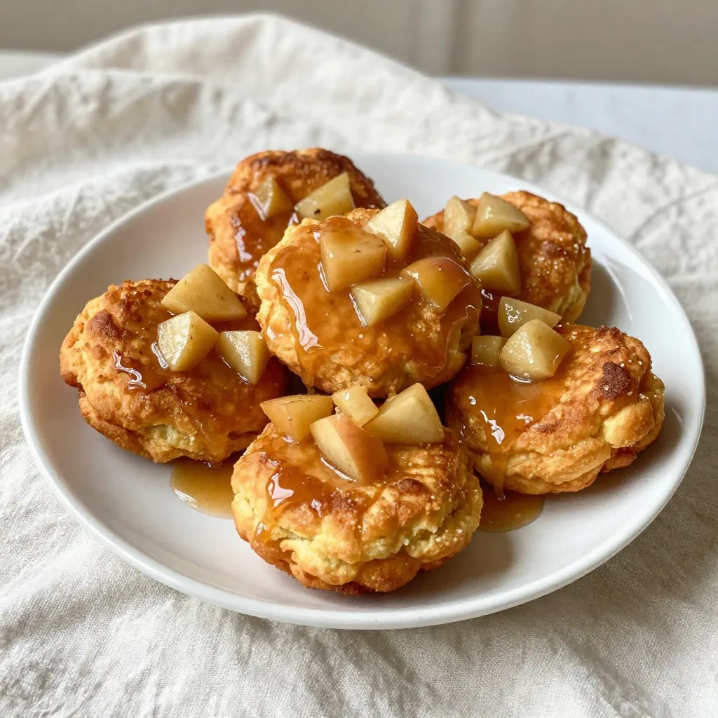 Maple Glazed Apple Fritters Einfache und leckere Nascherei