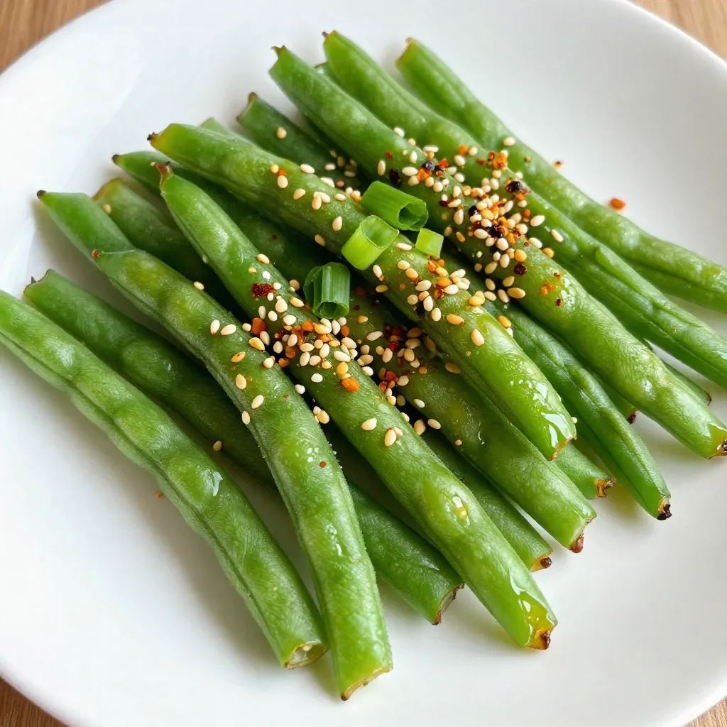Sesame Garlic Green Beans Einfaches und Schnelles Rezept