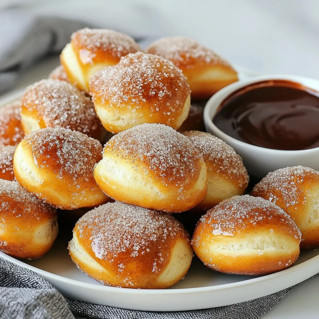 Cinnamon Sugar Pretzel Bites Leckerer Snack Genuss