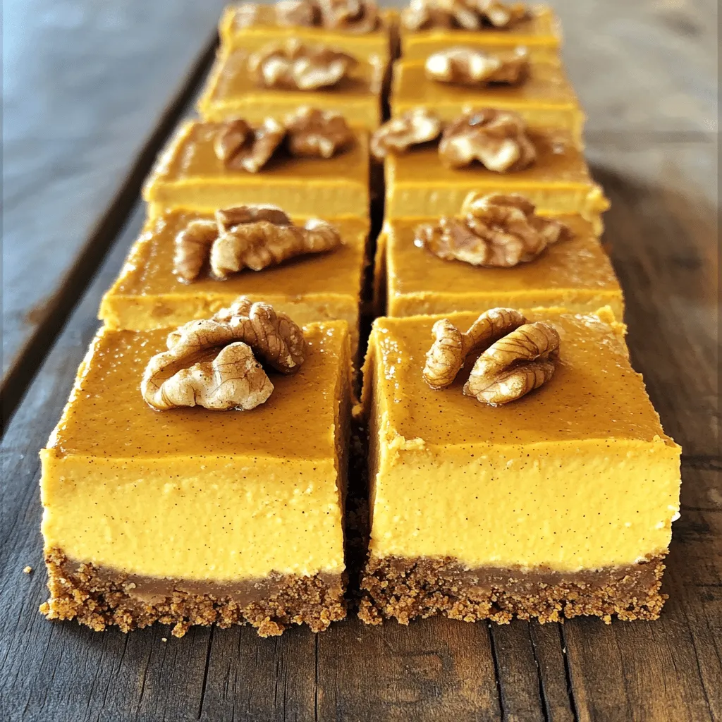 Kürbis Cheesecake Riegel Einfacher Genuss für alle