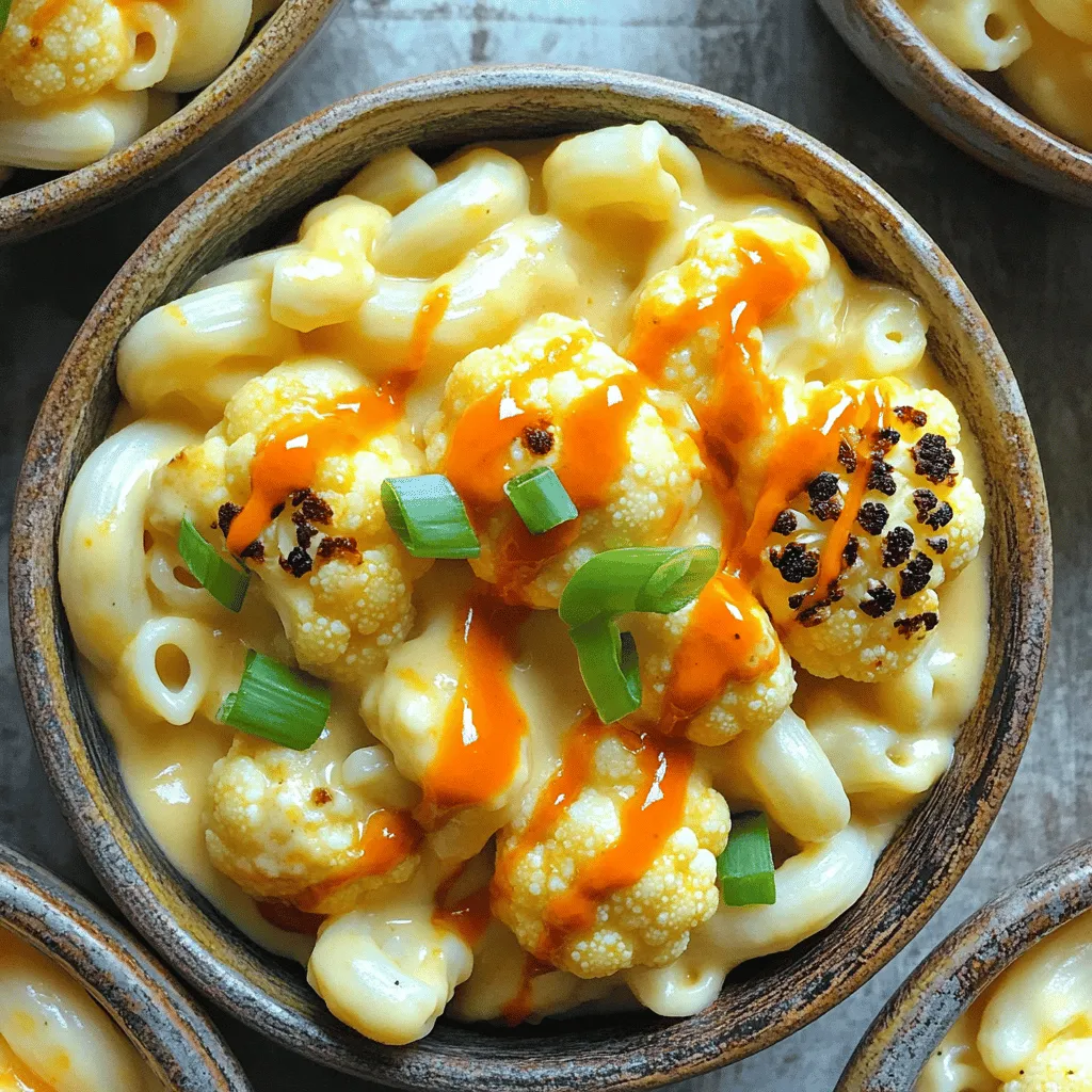 Buffalo Cauliflower Mac and Cheese Leckere Rezeptidee