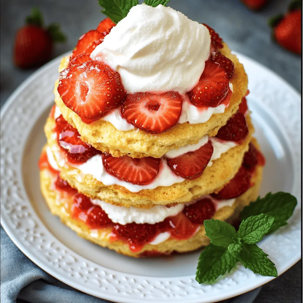 Einfache Erdbeer-Shortcake Schnelle und köstliche Leckerei