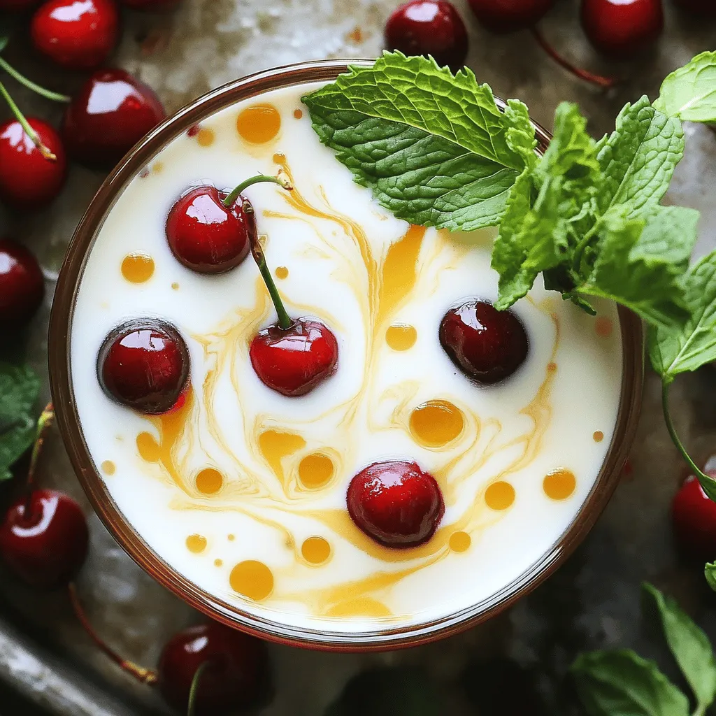 Kirsch-Earl-Grey-Milchtee Kraftvoller Genuss für Dich