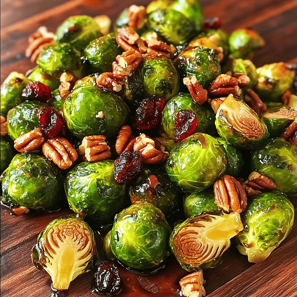 Roasted Maple Brussels Sprouts Einfach und Köstlich
