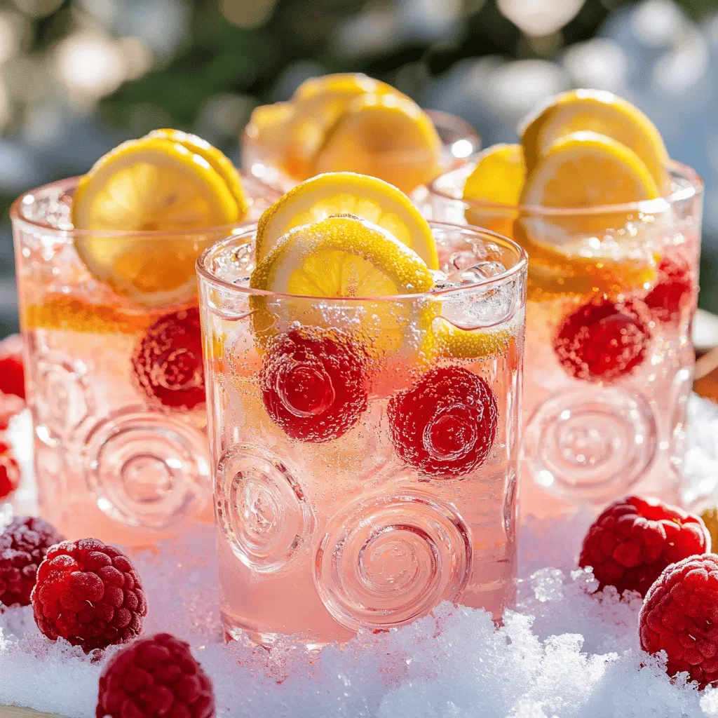 Geschlagene rosa Limonade Frisch und Erfrischend