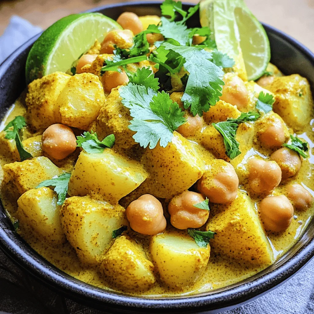 Kichererbsen und Kartoffel-Curry Einfaches und Köstliches