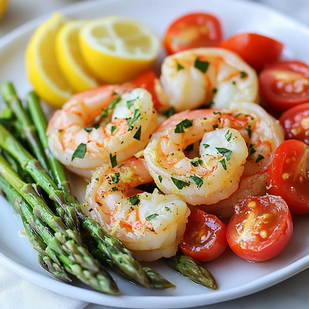 Sheet Pan Lemon Garlic Shrimp Schnelles Rezept Spaß