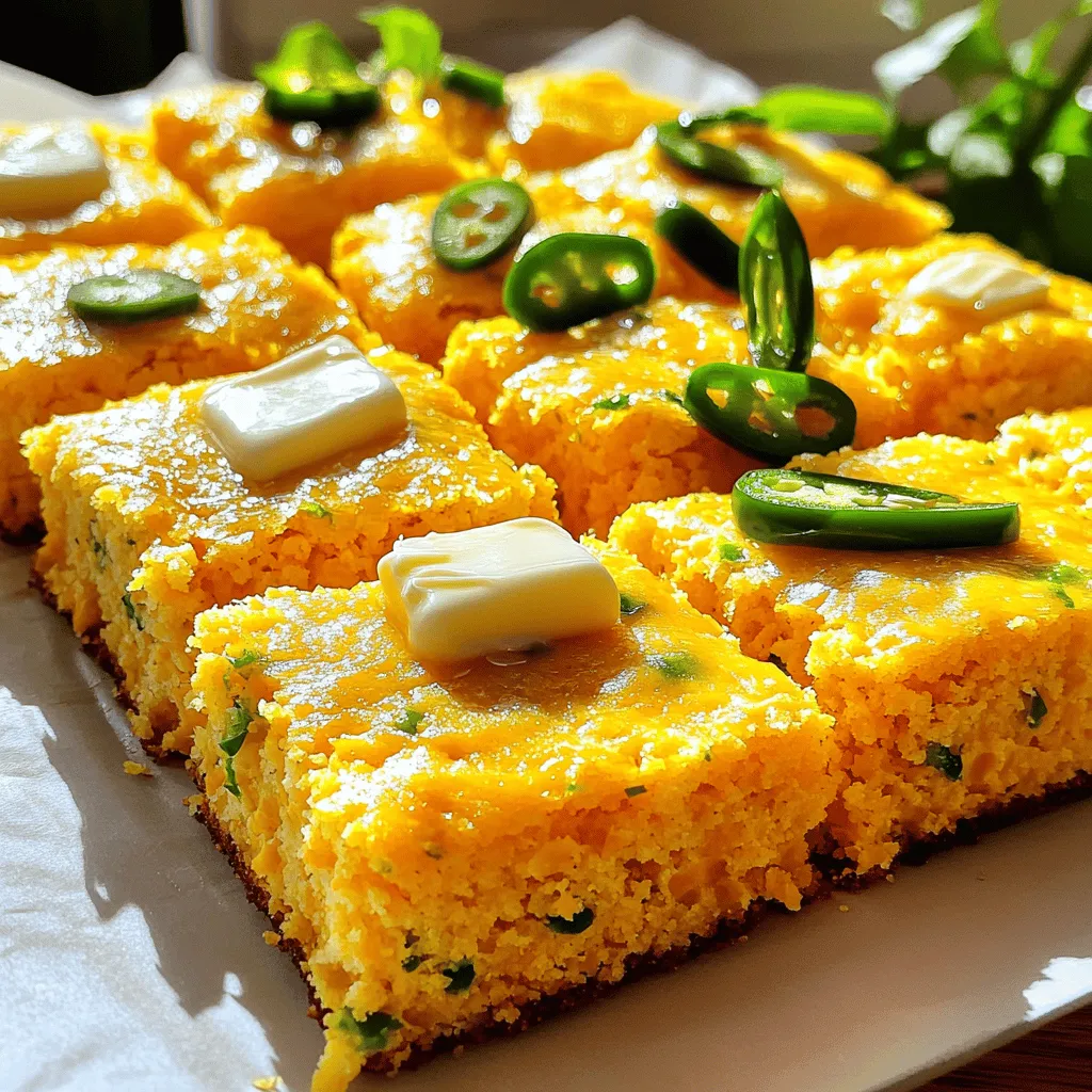 Jalapeno Cheddar Cornbread Köstlich und Einfach Zubereiten