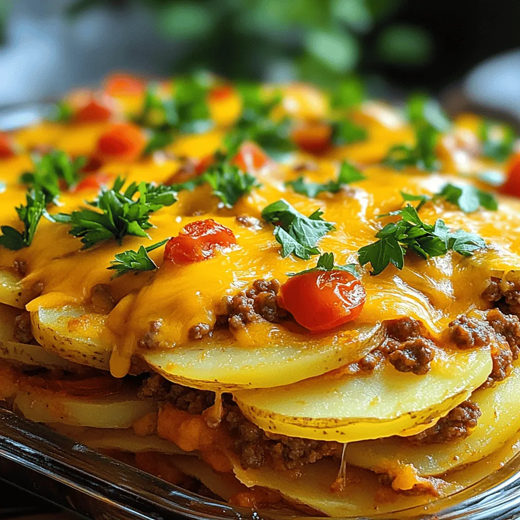 Herzhafter Ground Beef and Potatoes Casserole Genuss