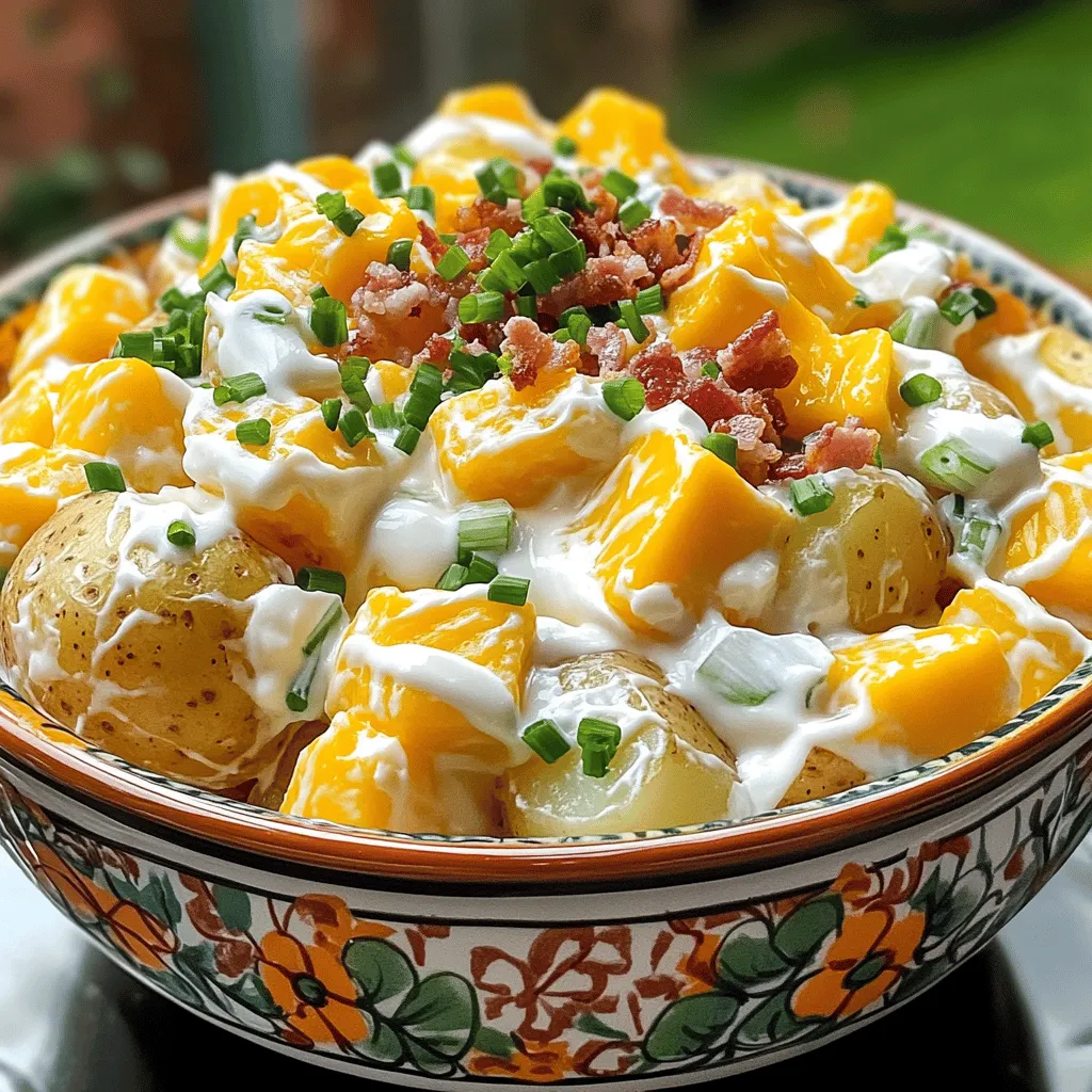 Loaded Baked Potato Salad Herzhaft und Einladend Genießen