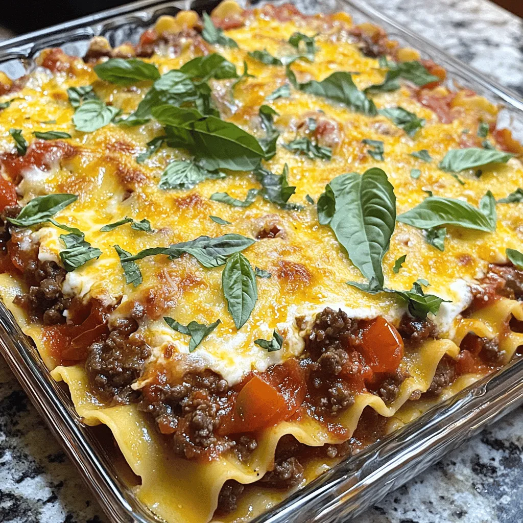 Heize den Ofen auf 180 °C vor. Koche die Lasagnenudeln in einem großen Topf mit gesalzenem Wasser. Achte darauf, sie al dente zu kochen. Nach dem Kochen, lasse die Nudeln abtropfen und kurz abkühlen. Dies hilft, dass sie nicht zusammenkleben.