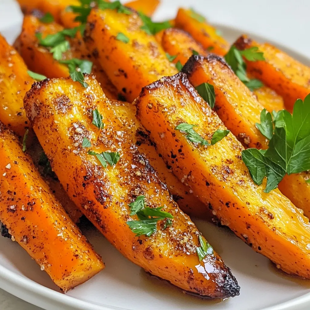 Maple Glazed Carrot Fries Einfach und Lecker Rezept