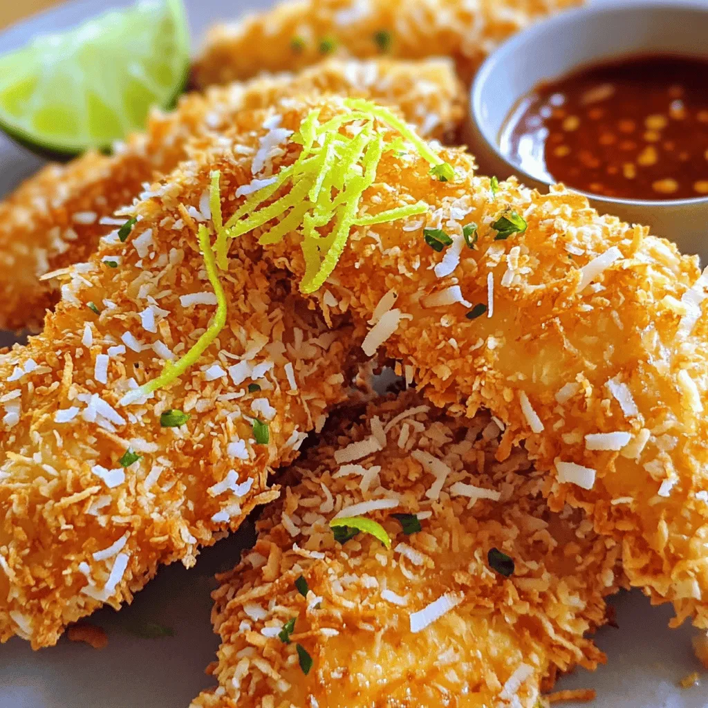Crispy Coconut Chicken Knusprig und Lecker Genießen