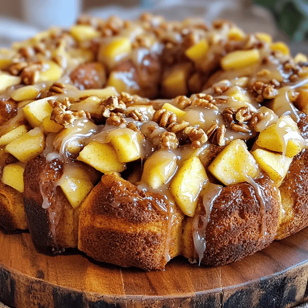 Apple Cinnamon Roll Monkey Bread Leckerer Genuss