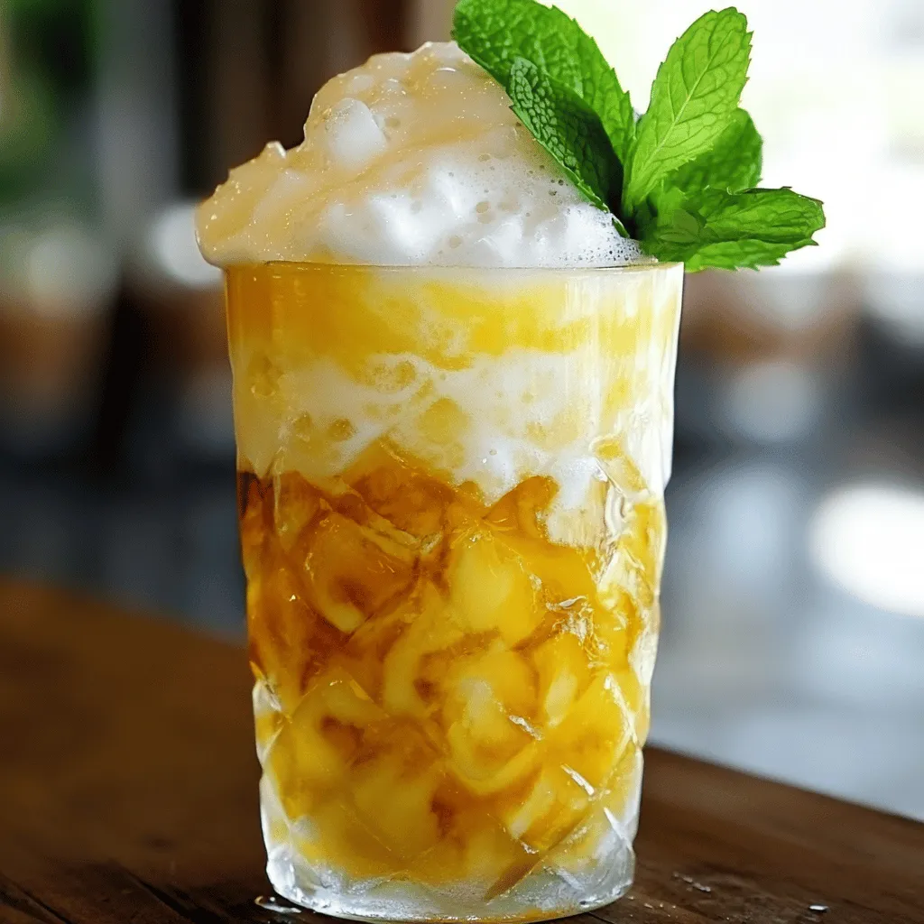 Zuckerfreies Blaubeer Italian Cream Soda Erfrischend lecker