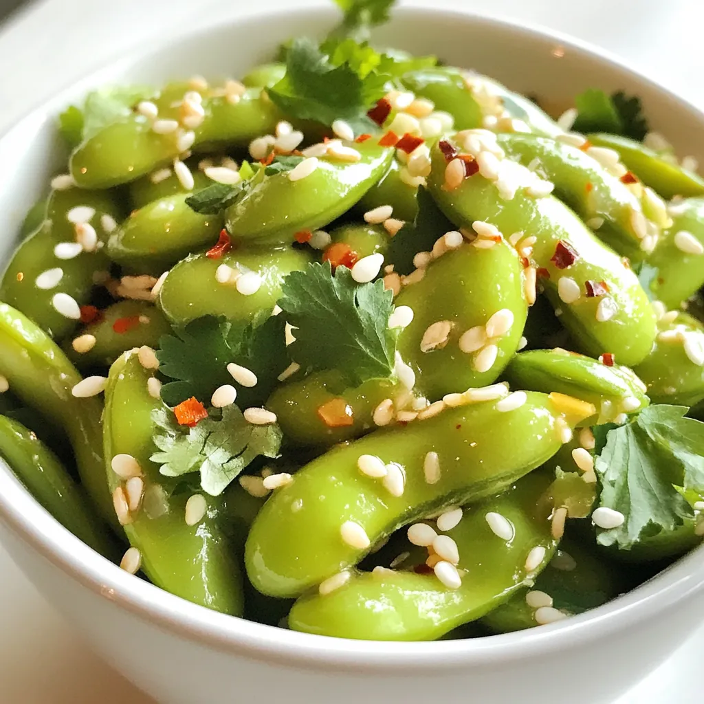 Spicy Garlic Edamame Einfach und Schmackhaft Zubereiten