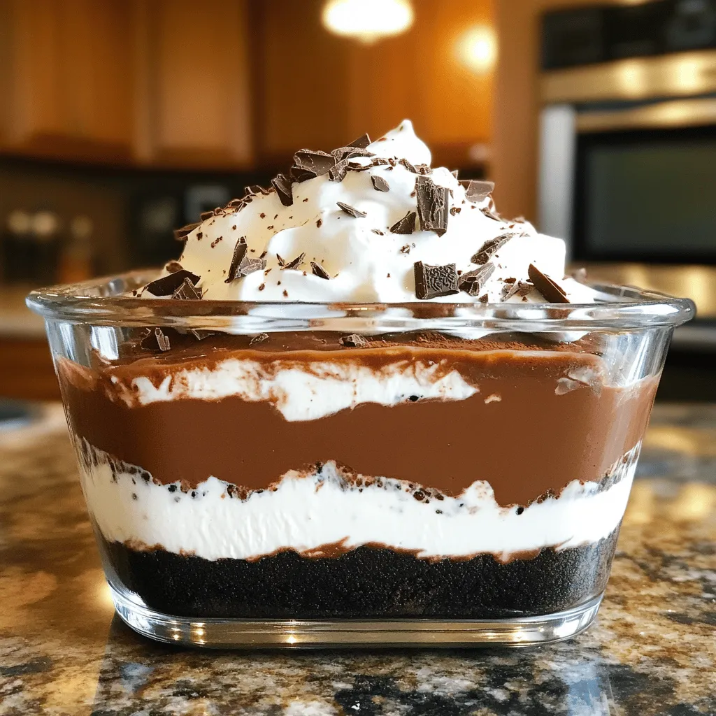 Schokoladen-Lasagne Einfaches und Leckeres Rezept