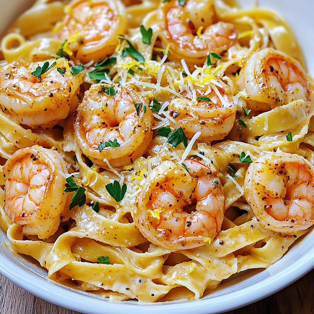 Cremige Cajun Garnelen Pasta schnell und einfach zubereiten