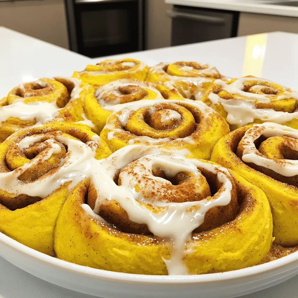 Kürbisgewürz-Zimtschnecken Köstlich und Einfach Rezept