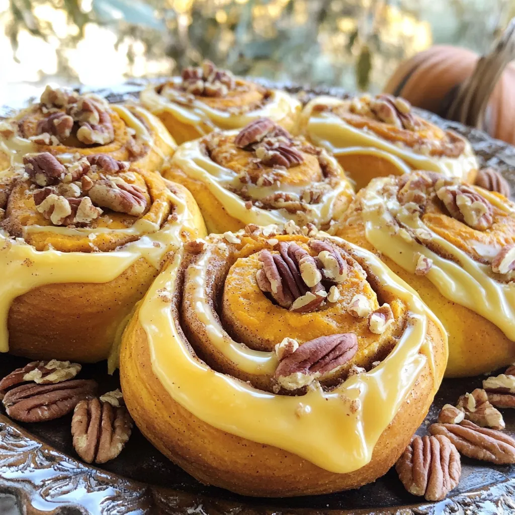 Kürbis-Pekan-Zimt-Schnecken Leckeres Rezept für dich