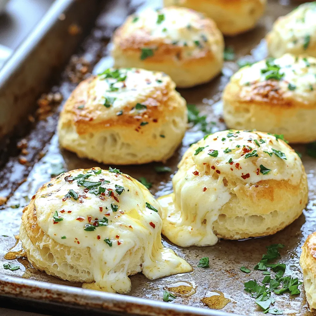 Pillsbury Biscuit Garlic Butter Cheese Bombs Rezept