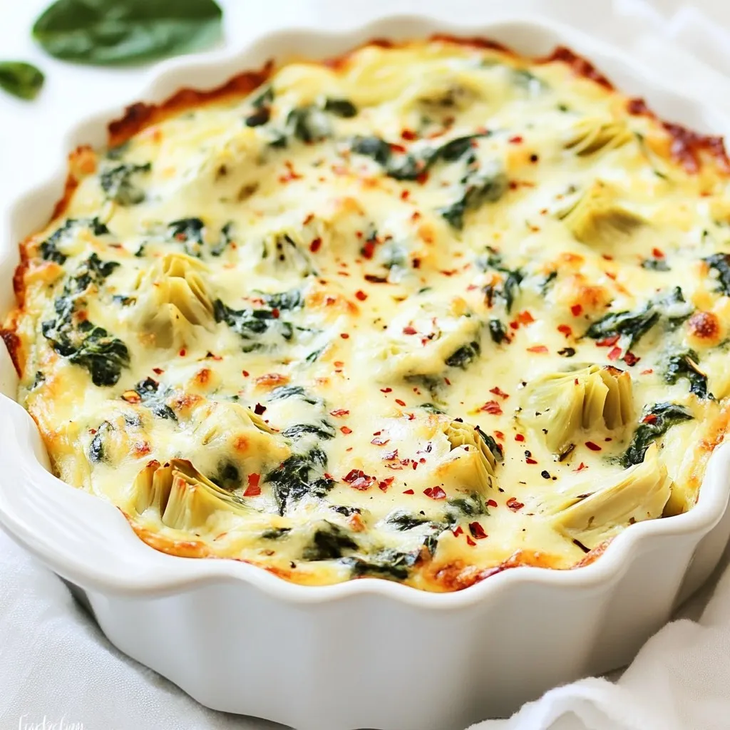 Käse-Spinat-Artischocken Dip Cremig und Lecker