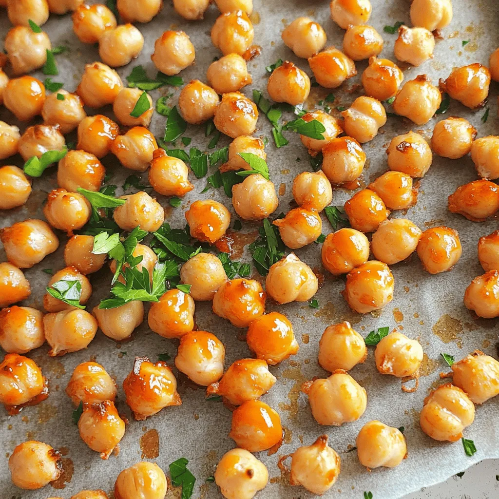 Crispy Buffalo Chickpeas Knuspriger Snacks Genuss