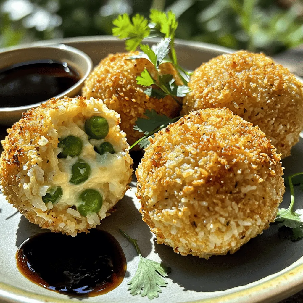 Für die knusprigen Reisbälle benötigst du einige einfache Zutaten. Hier sind die Hauptzutaten, die du bereitstellen solltest: