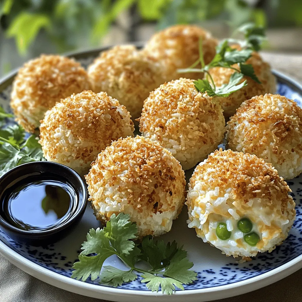 Einfache knusprige Reisbälle für jeden Anlass