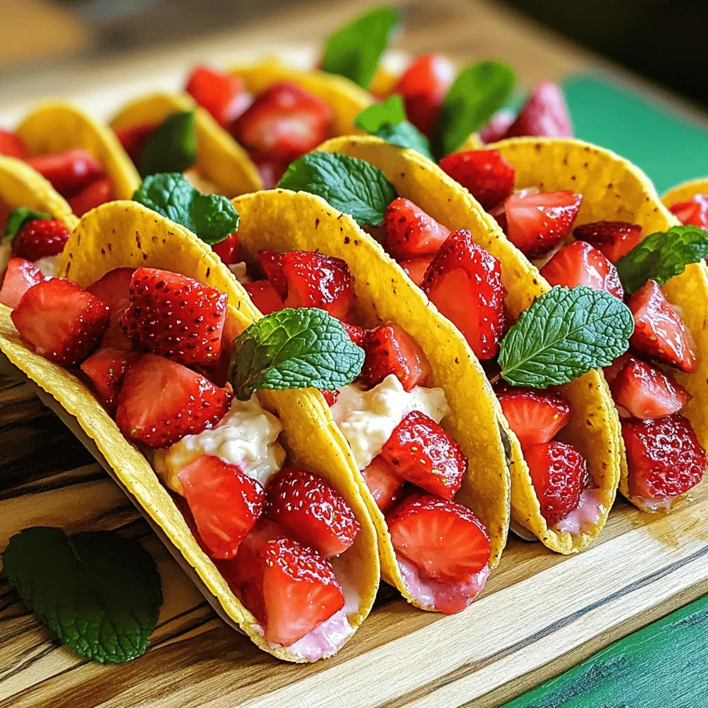 Strawberry Cheesecake Tacos Einfaches Rezept Entdecken