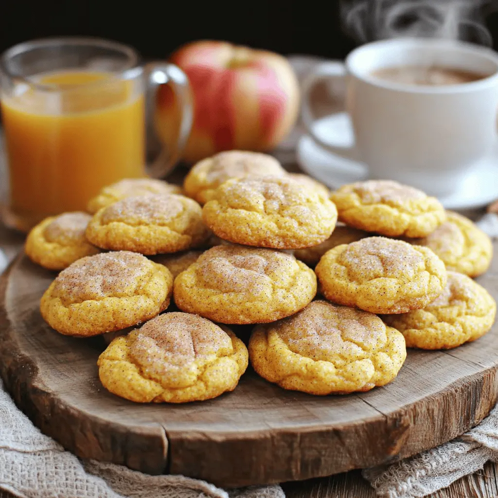 Kürbisgewürz-Snickerdoodles Einfache und leckere Kekse