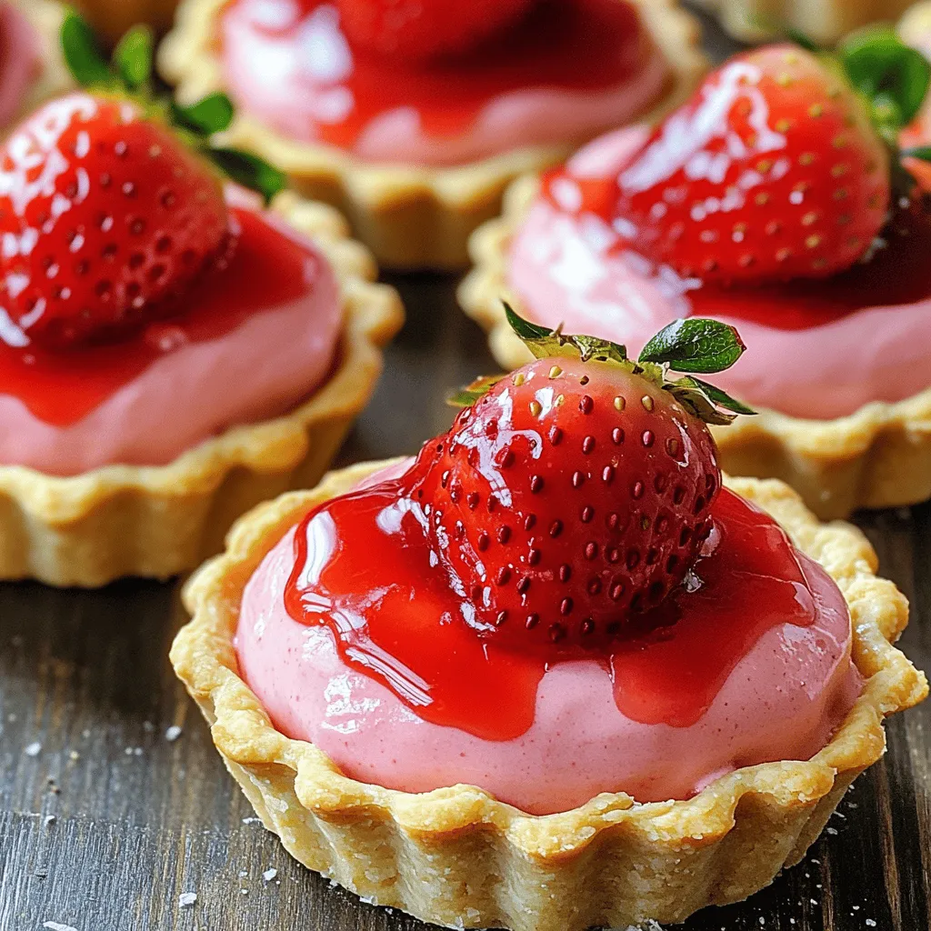 Erdbeer-Mousse-Törtchen Frisch und Lecker Genießen