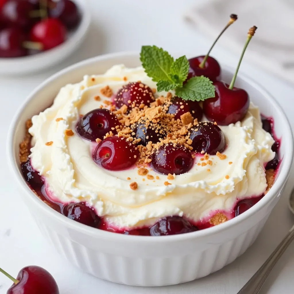 Kirsch-Cheesecake-Dip Einfache und köstliche Kreation