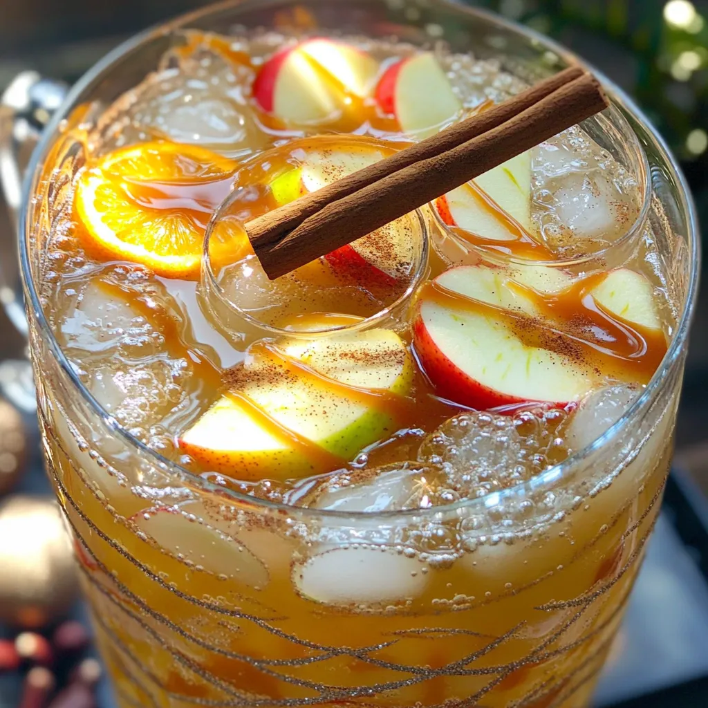 Apple Caramel Cider Punch Einfache und leckere Mischung