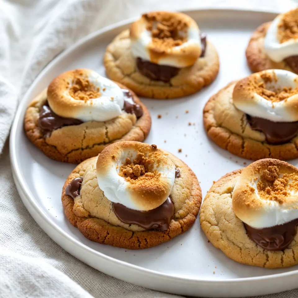 S’mores Stuffed Cookies Einfaches und köstliches Rezept
