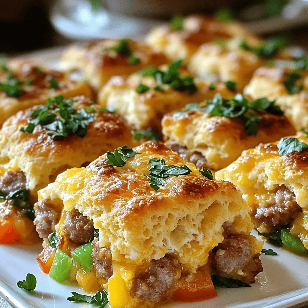 Hearty Sausage and Biscuit Casserole Einfach und Lecker